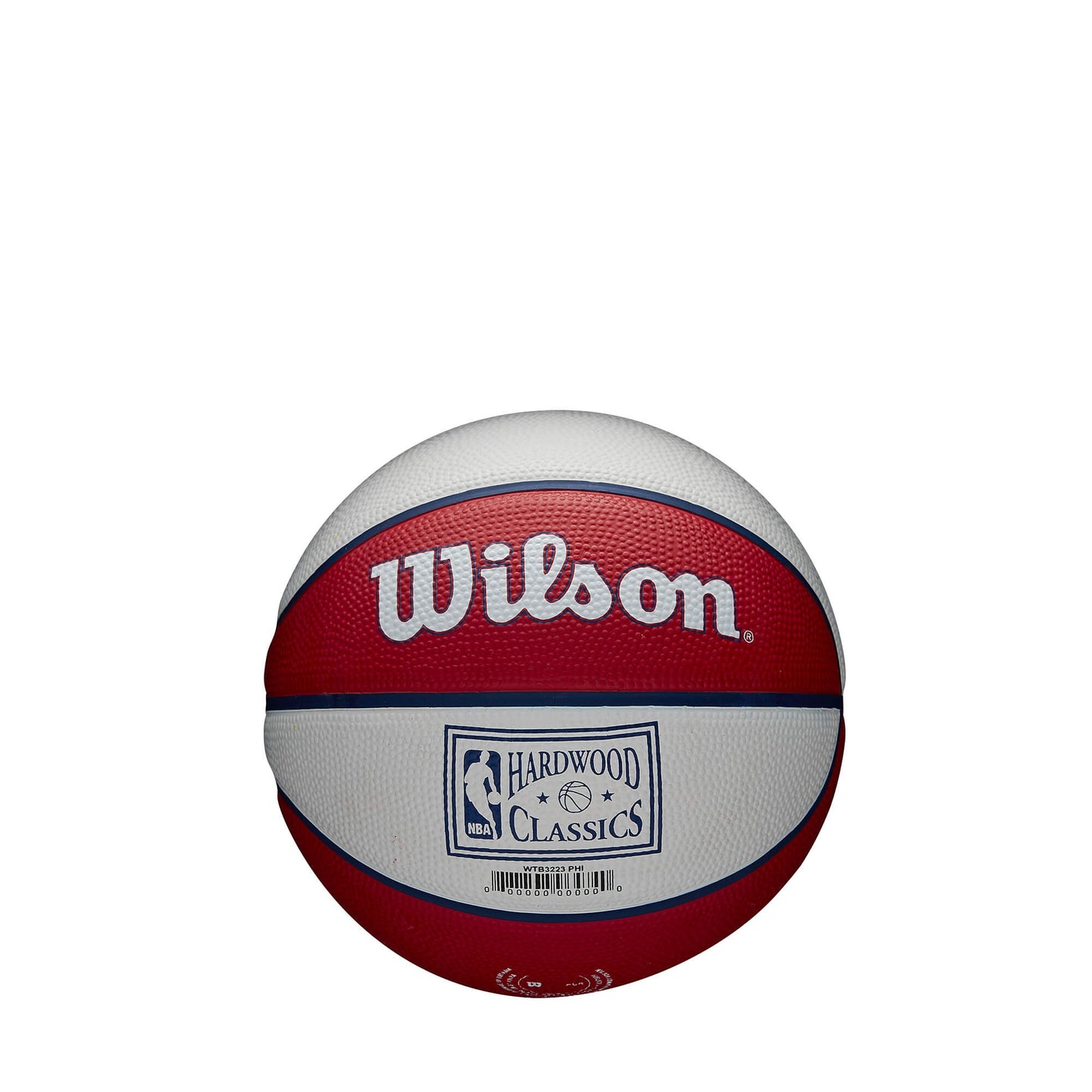 Basketbalová lopta Wilson NBA Team Retro Mini Philadelphia 76ers (veľkosť 3)