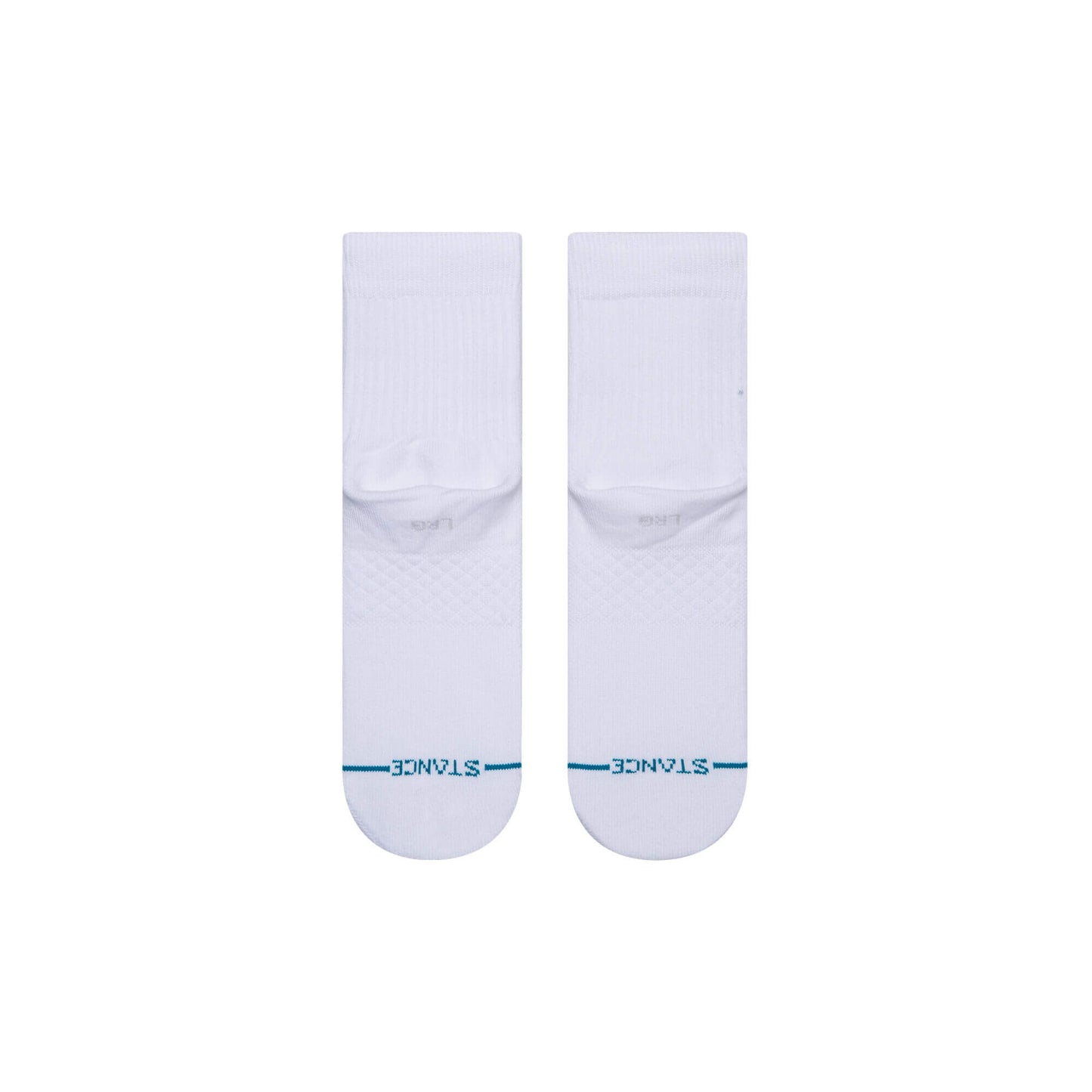 Basketbalové ponožky Stance NBA Quarter Logoman ST QTR biele