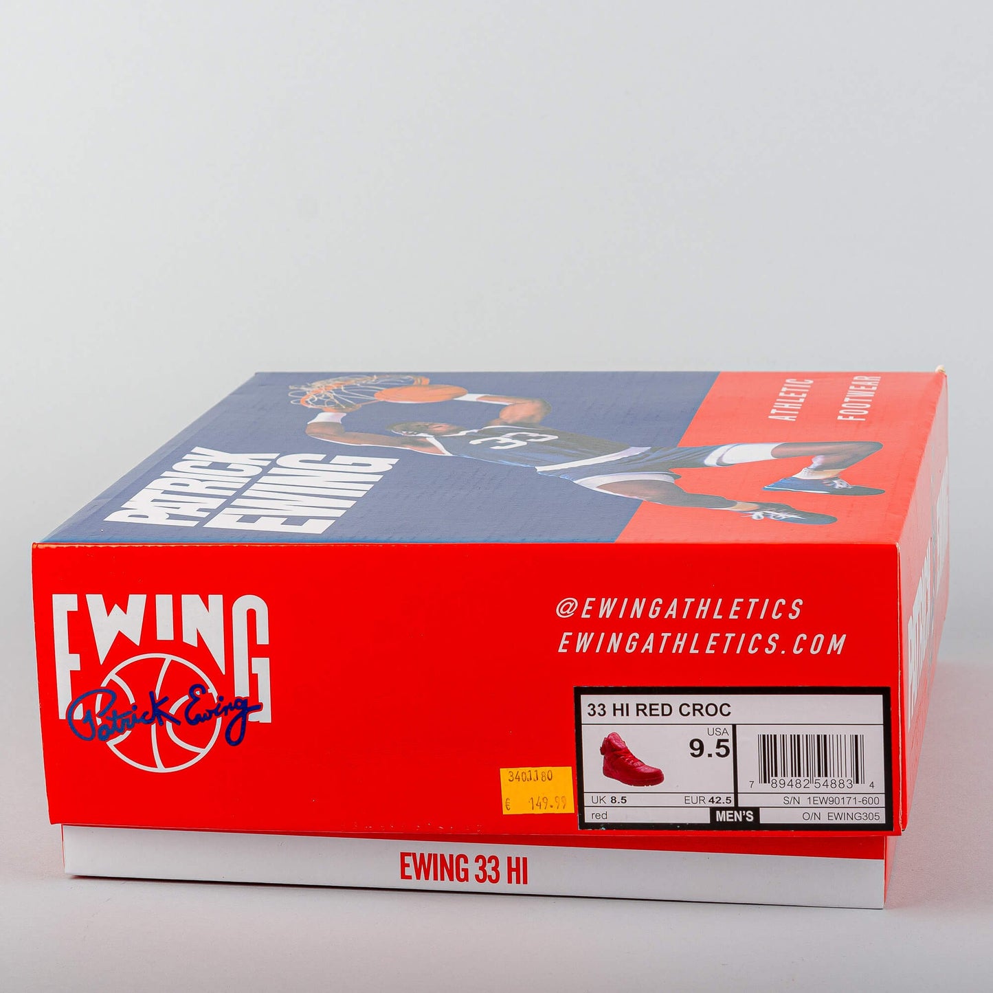 EWING 33 HI RED CROC - RED