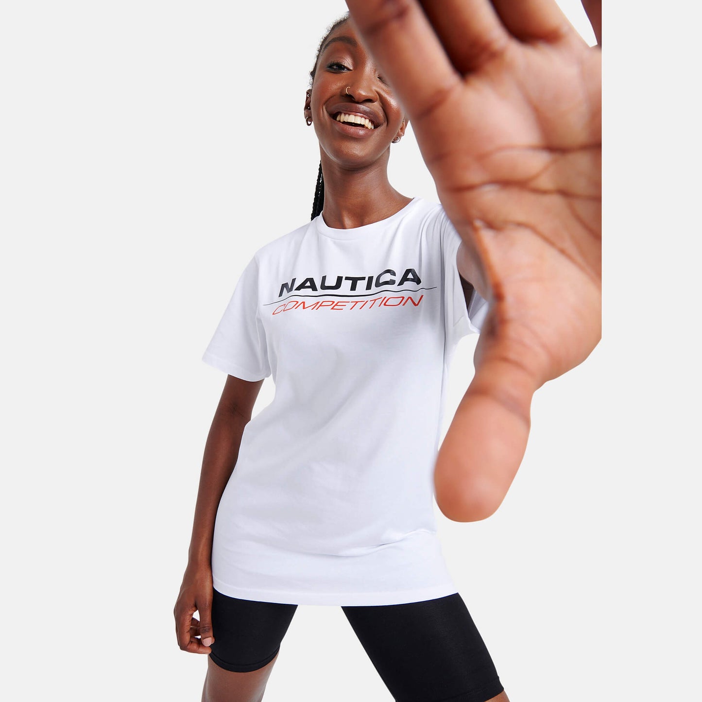 Nautica Nessa T-Shirt (Standard Fit) White