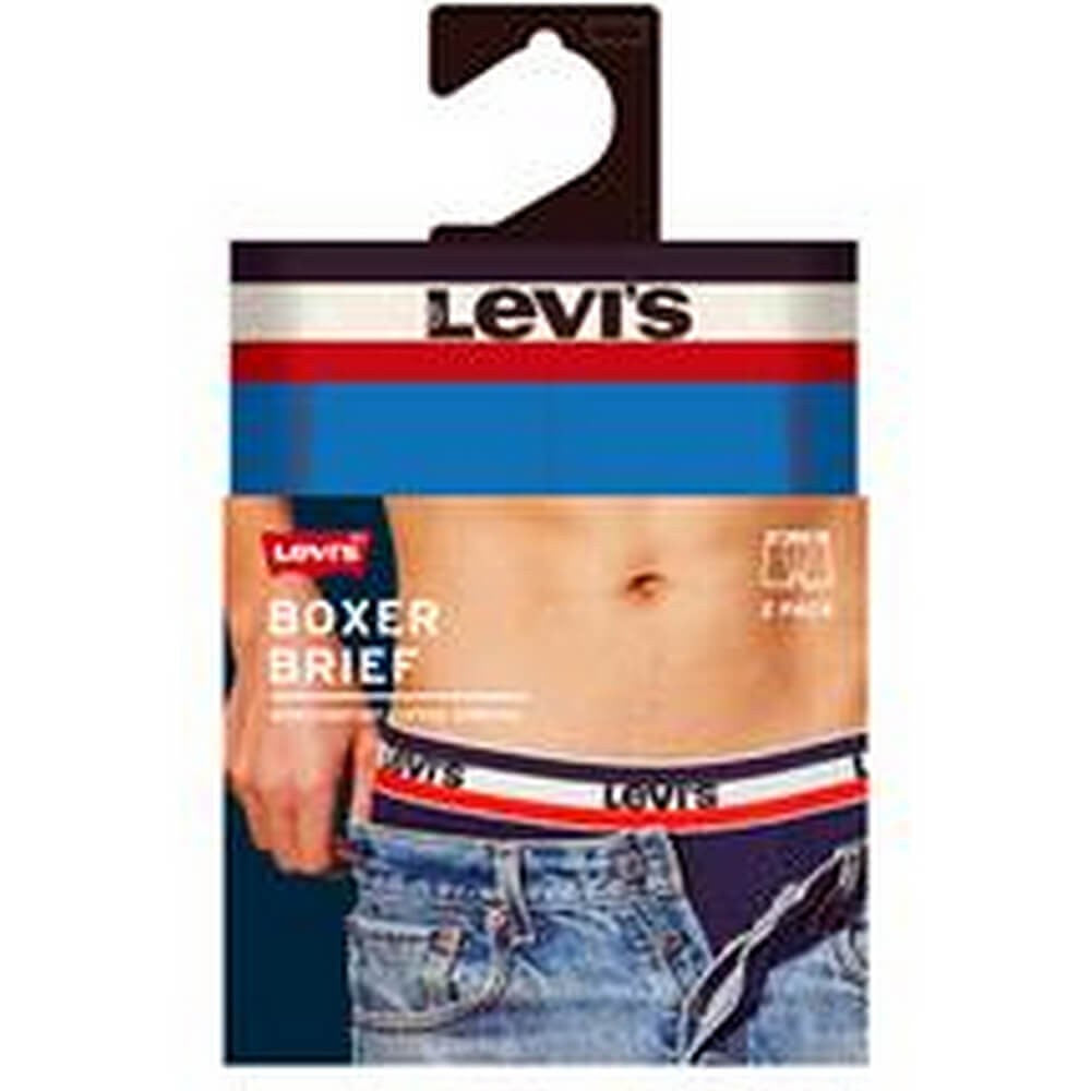 Súprava 2 kusov boxeriek Levi's® Sprtswr Logo Boxer Brief 2P modré