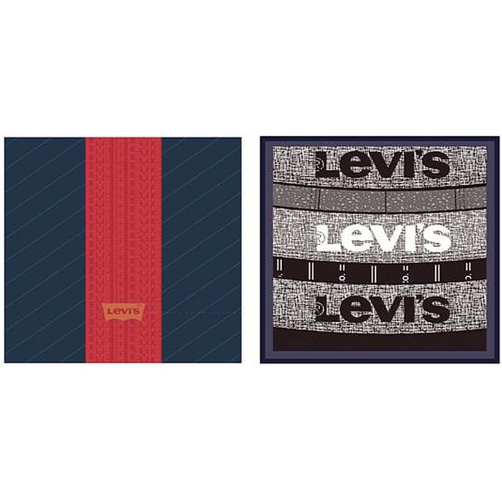 Súprava 3 kusov boxeriek Levi's® Giftbox Stripes Logo Boxer Brief 3P čierne/šedé