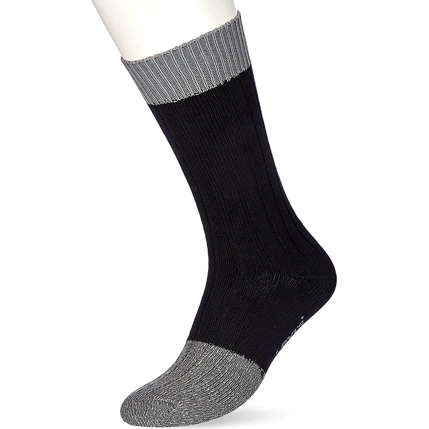 Ponožky Levis Reg Cut Bootsock Mouline Colorblock Co 1 pár čierno-šedé
