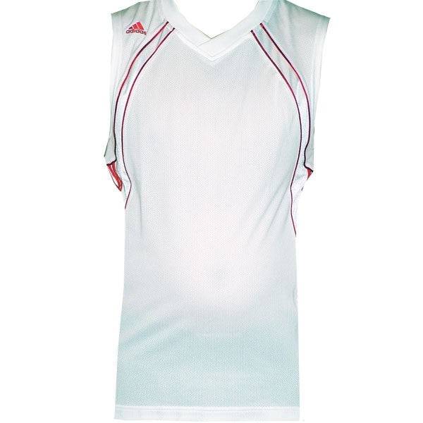 Basketbalový dres ADIDAS basketball performance cap jersey biely