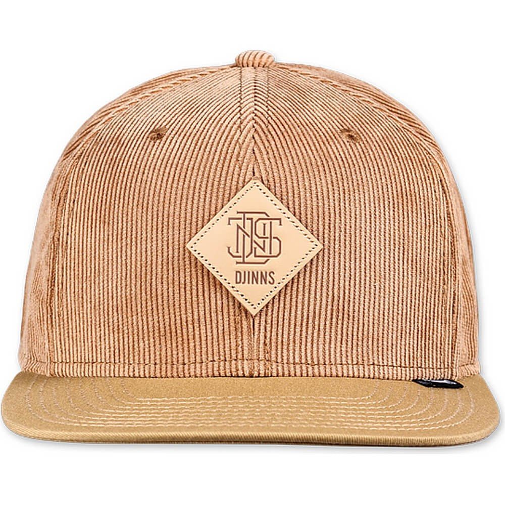 Djinns 6 Panel Snapback Cap Softcord sand