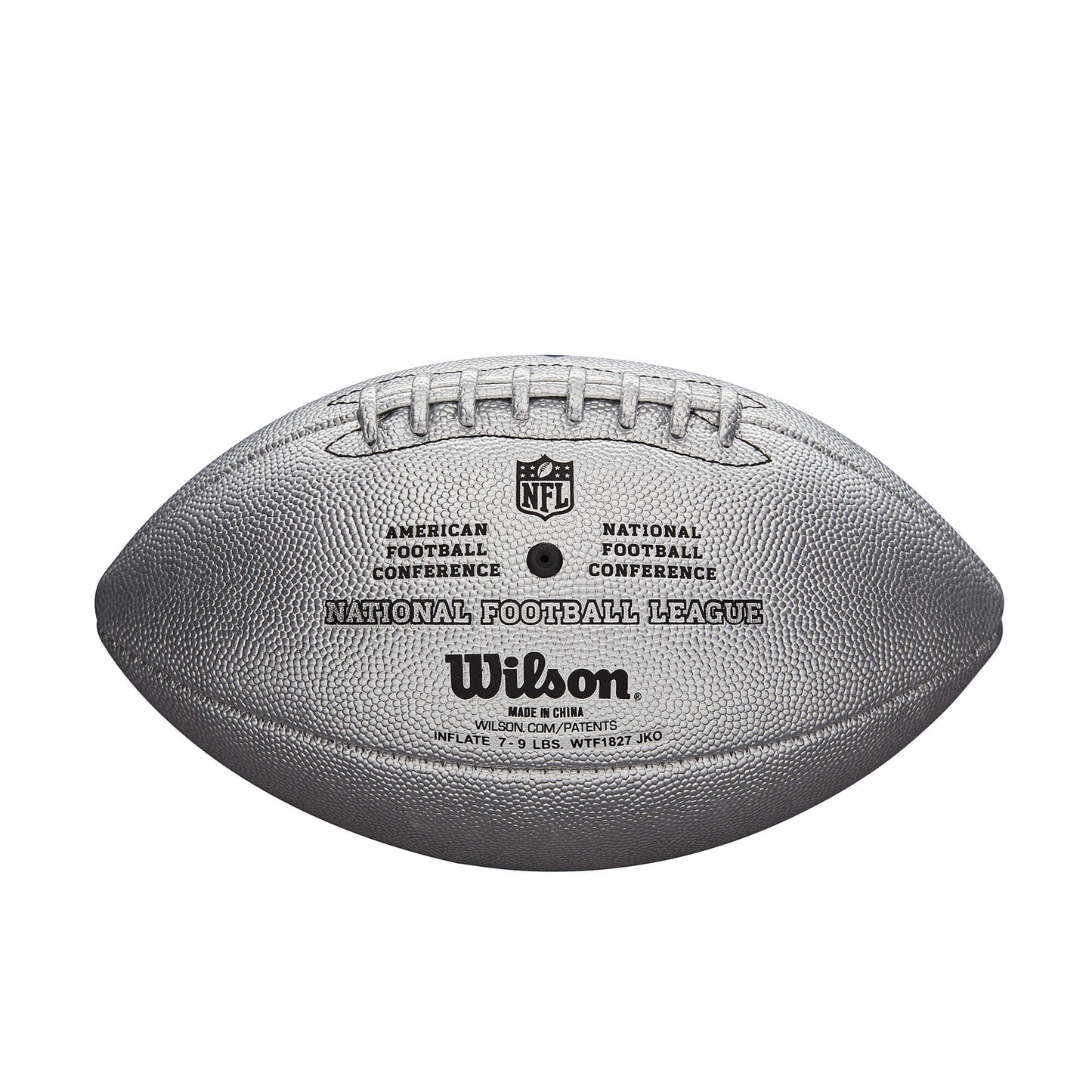 Lopta na americký futbal Wilson NFL Duke Silver Metallic Edition
