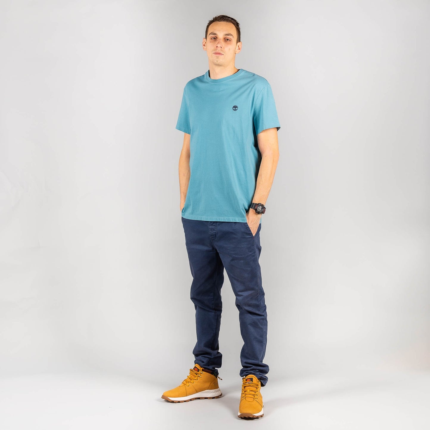 Timberland Jersey Crew T-Shirt Adriatic Blue