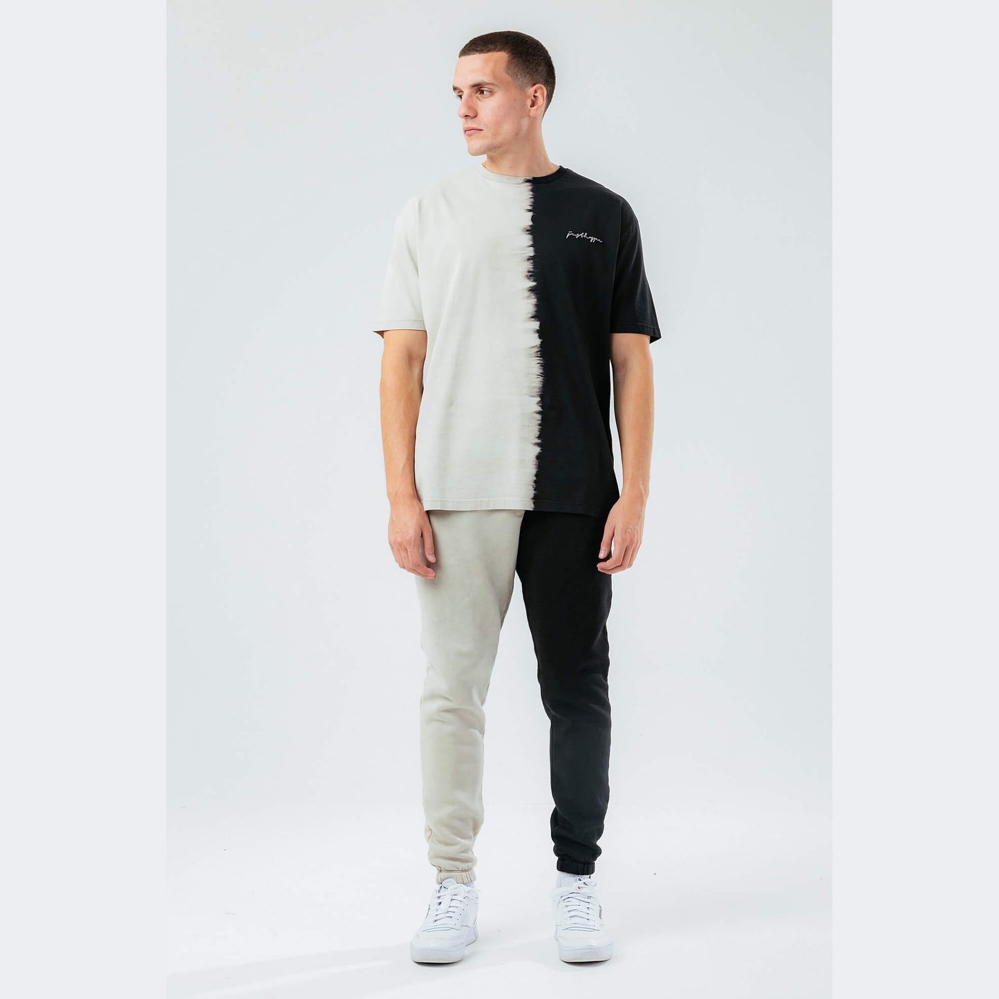 HYPE HALF BLEECH OVERSIZED T-SHIRT MULTI