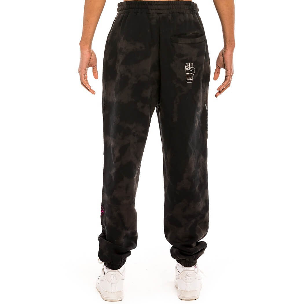 GRIMEY WEAR DAY DREAMER BLEACHED SWEATPANTS BLEACHED BLACK