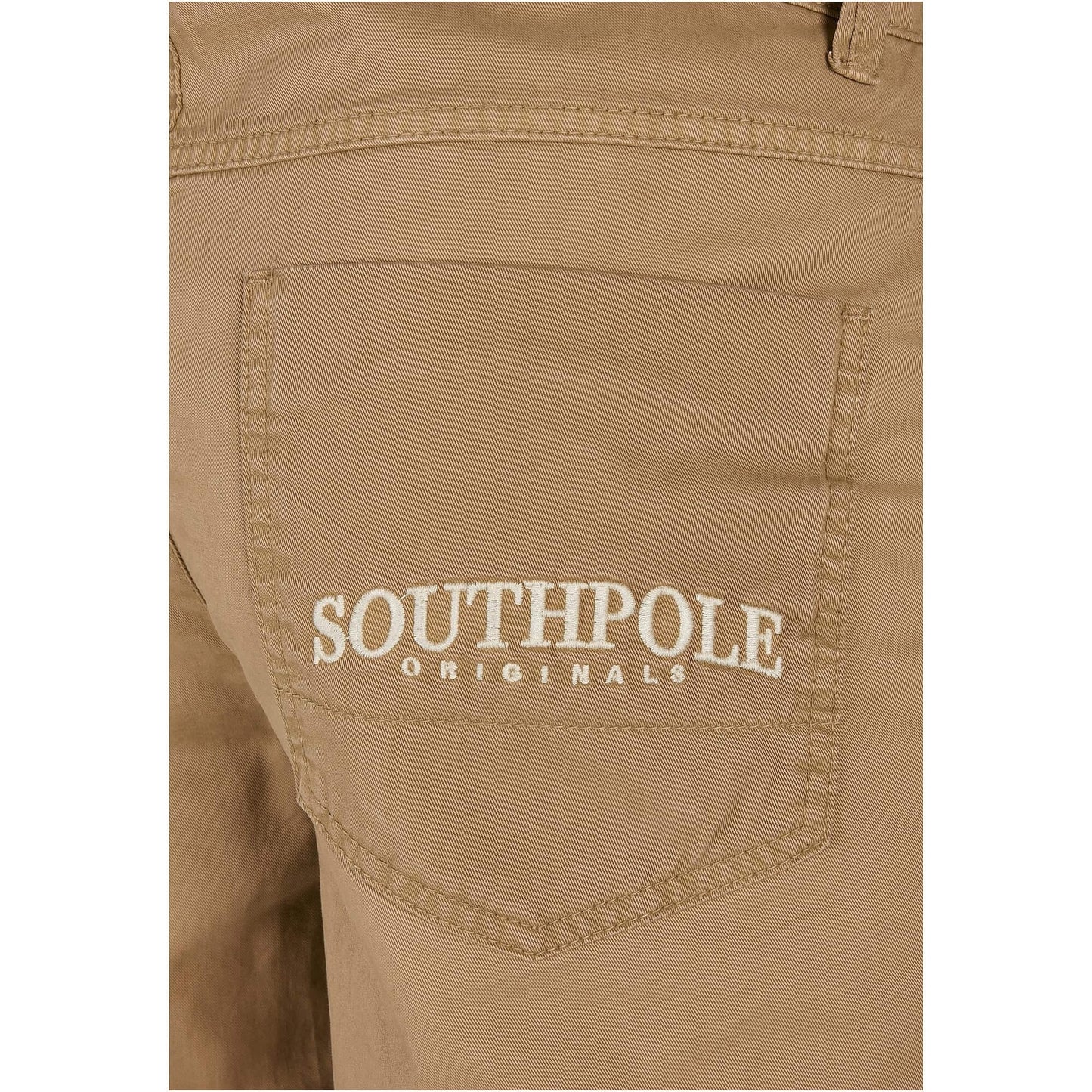 Nohavice jogger Southpole Script Twill Pants Warmsand