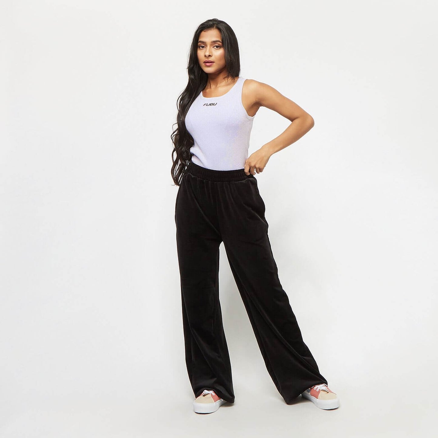 FUBU Corporate Rib Sleeveless Body light purple