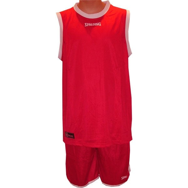 Basketbalová súprava SPALDING BASKETBALL COURT červený dres a šortky