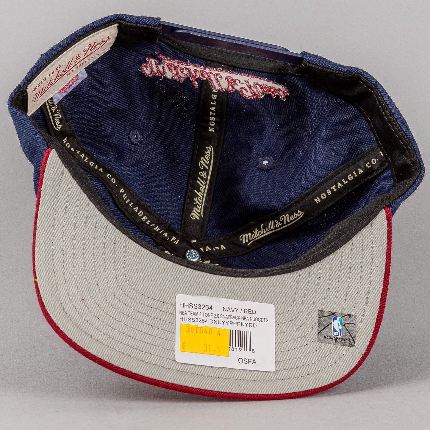 Mitchell & Ness Team 2 Tone 2.0 Snapback DENNUG - navy/red
