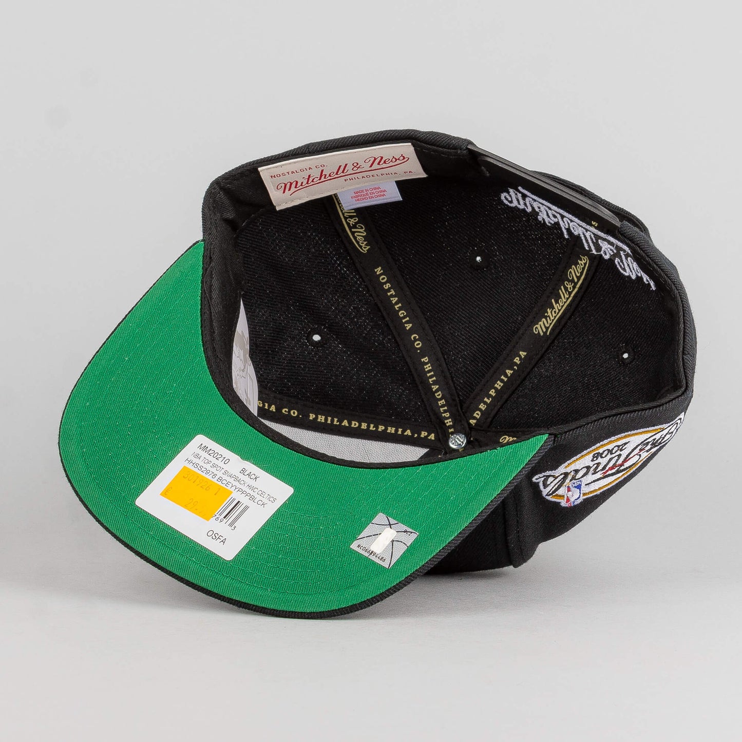 Mitchell & Ness NBA TOP SPOT SNAPBACK HWC BOSTON CELTICS BLACK