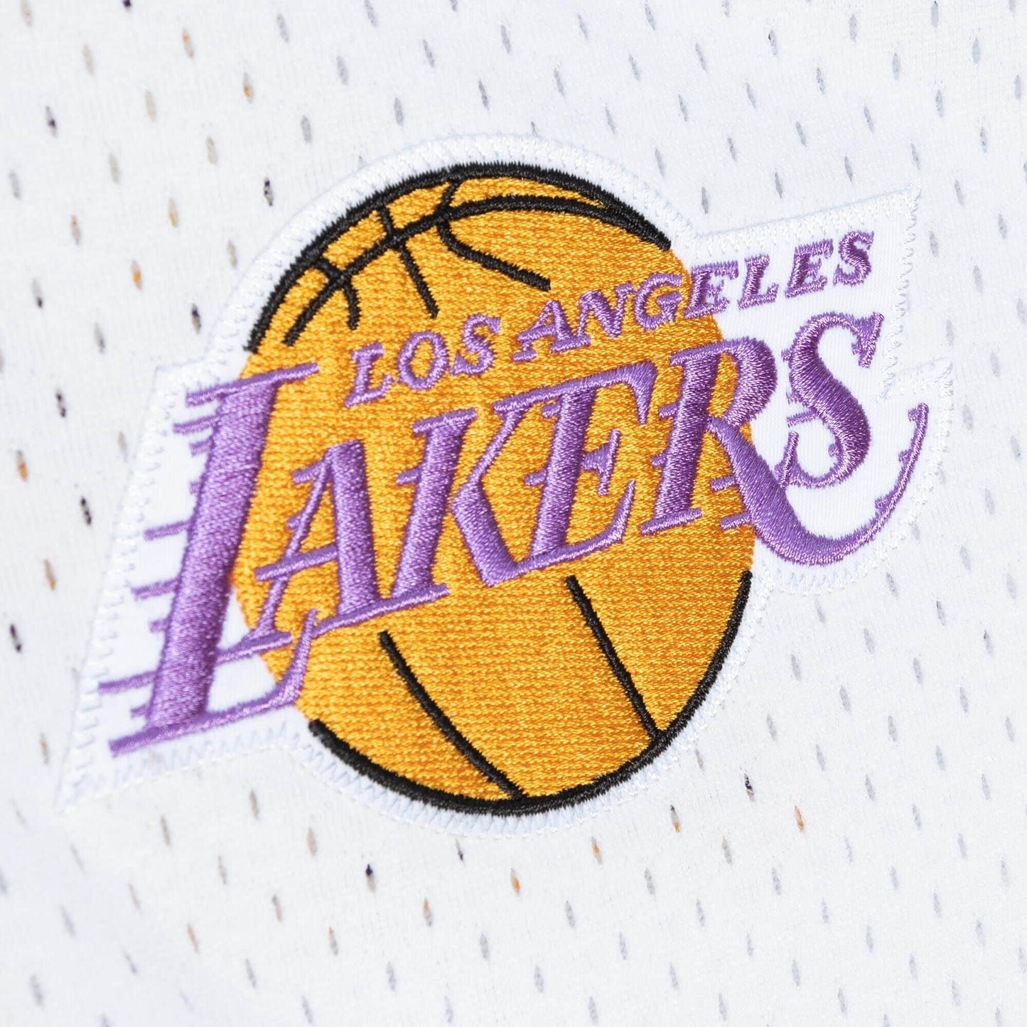 Mitchell & Ness NBA Fashion Mesh V-Neck LOS ANGELES LAKERS WHITE