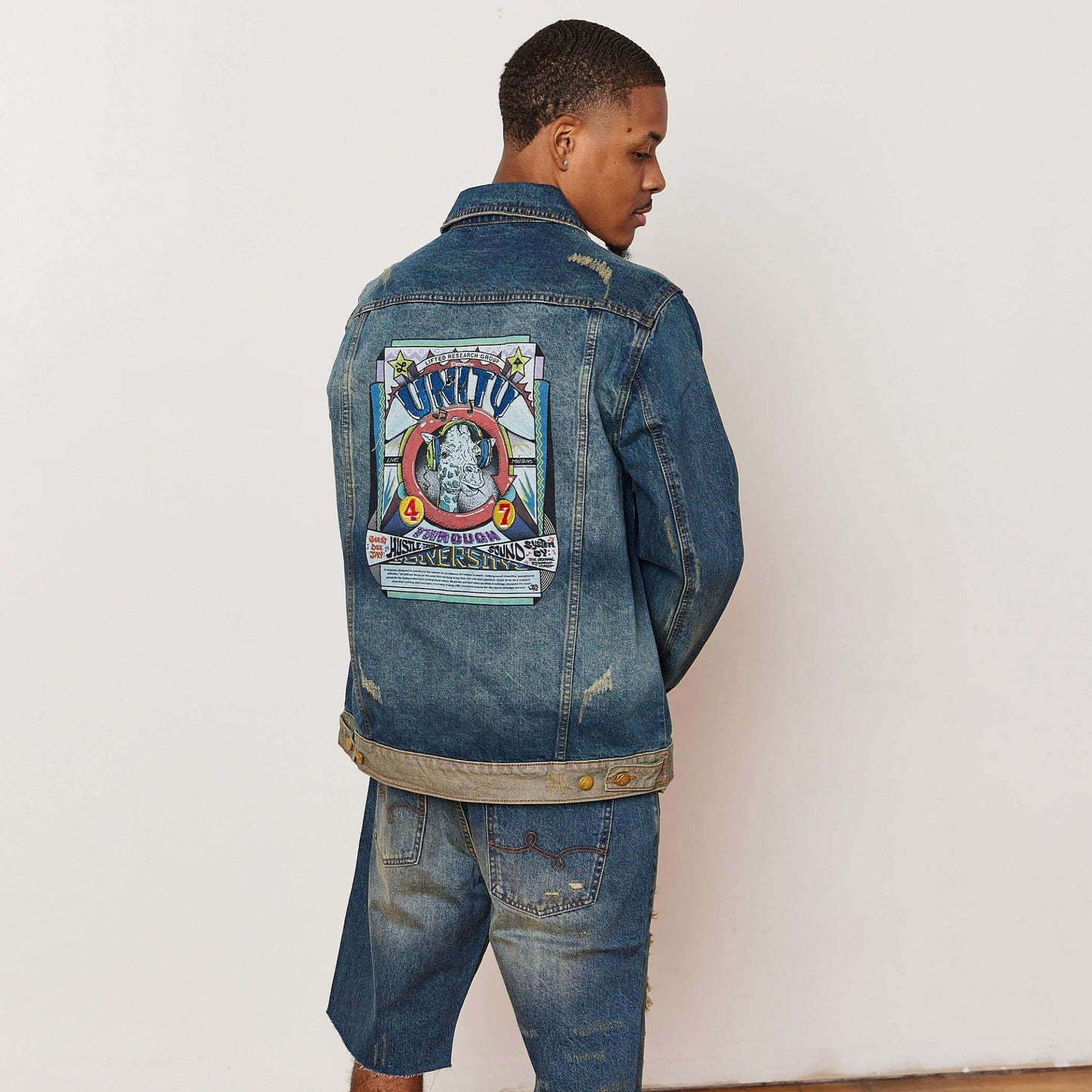 Lrg System Culture Denim Jacket Denim Blue