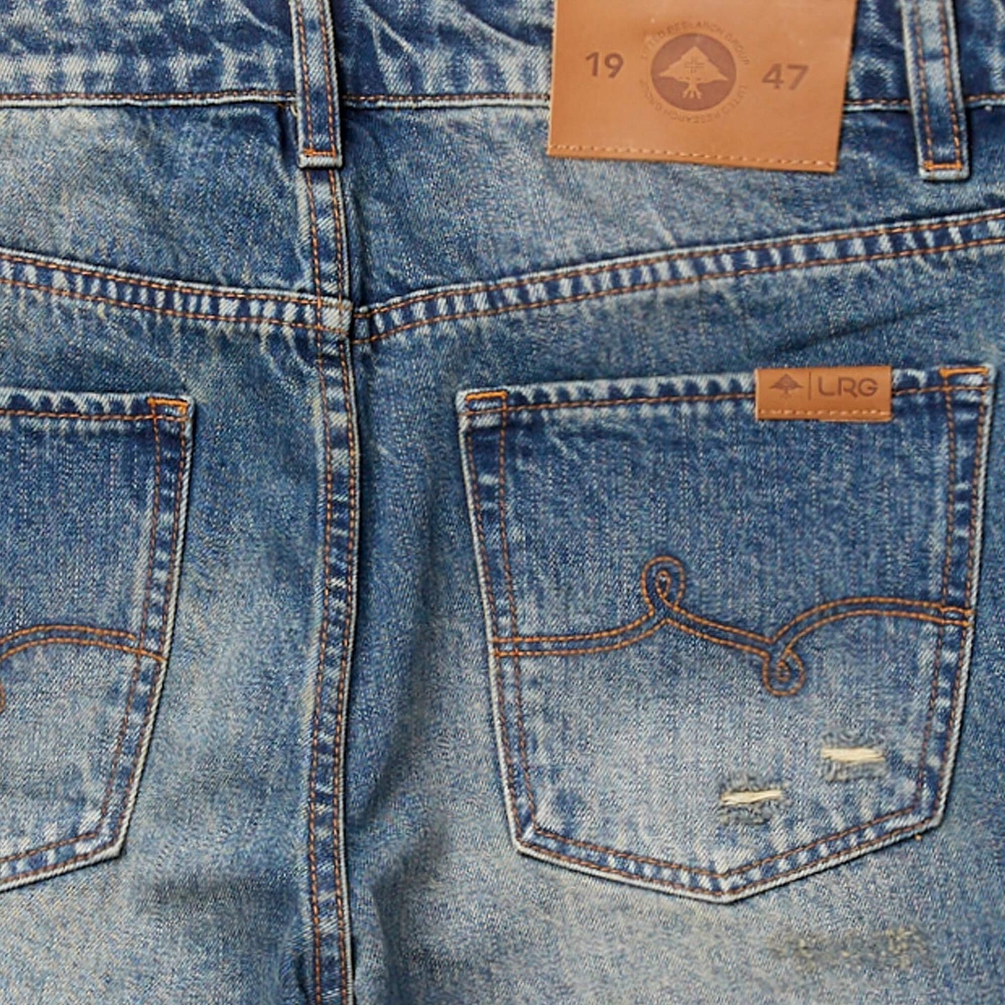 Lrg Cosmic Denim Short Denim Blue