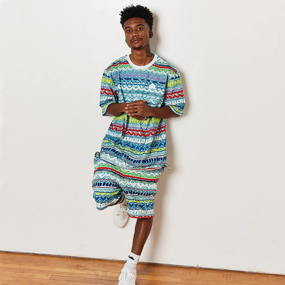 Šortky LRG Cosmic Force Fleece Short modré