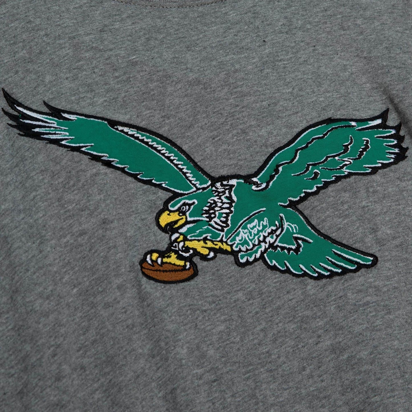 Mitchell & Ness NFL Color blocked S/S Tee PHILADELPHIA EAGLES Grey Heather