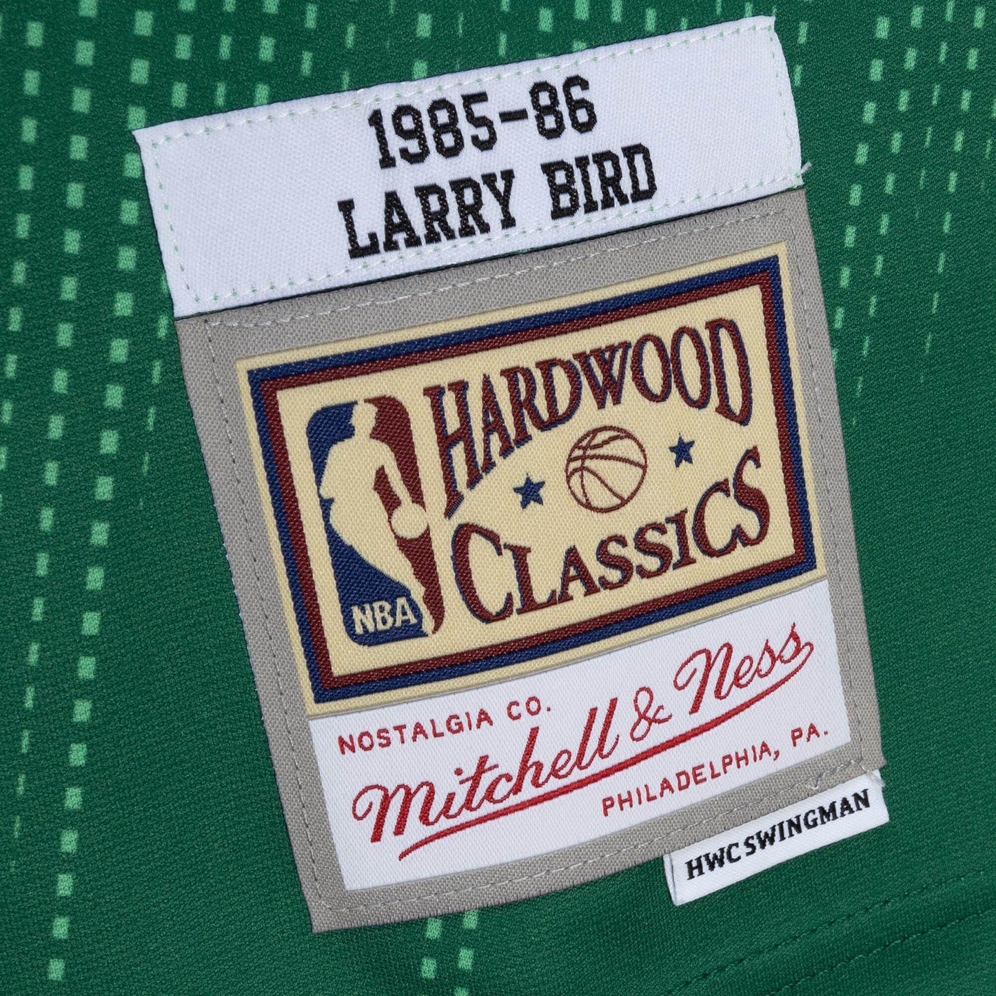 Basketbalový dres Mitchell & Ness Monochrome Swingman Jersey BOSTON CELTICS LARRY BIRD zelený