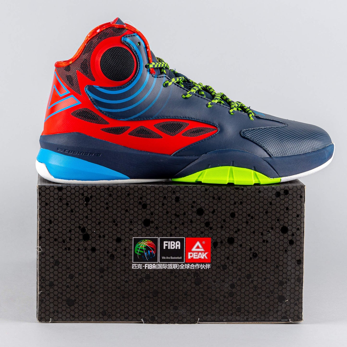 Basketbalové tenisky Peak Basketball Shoes Hurricane Christmas PE Blue/Red
