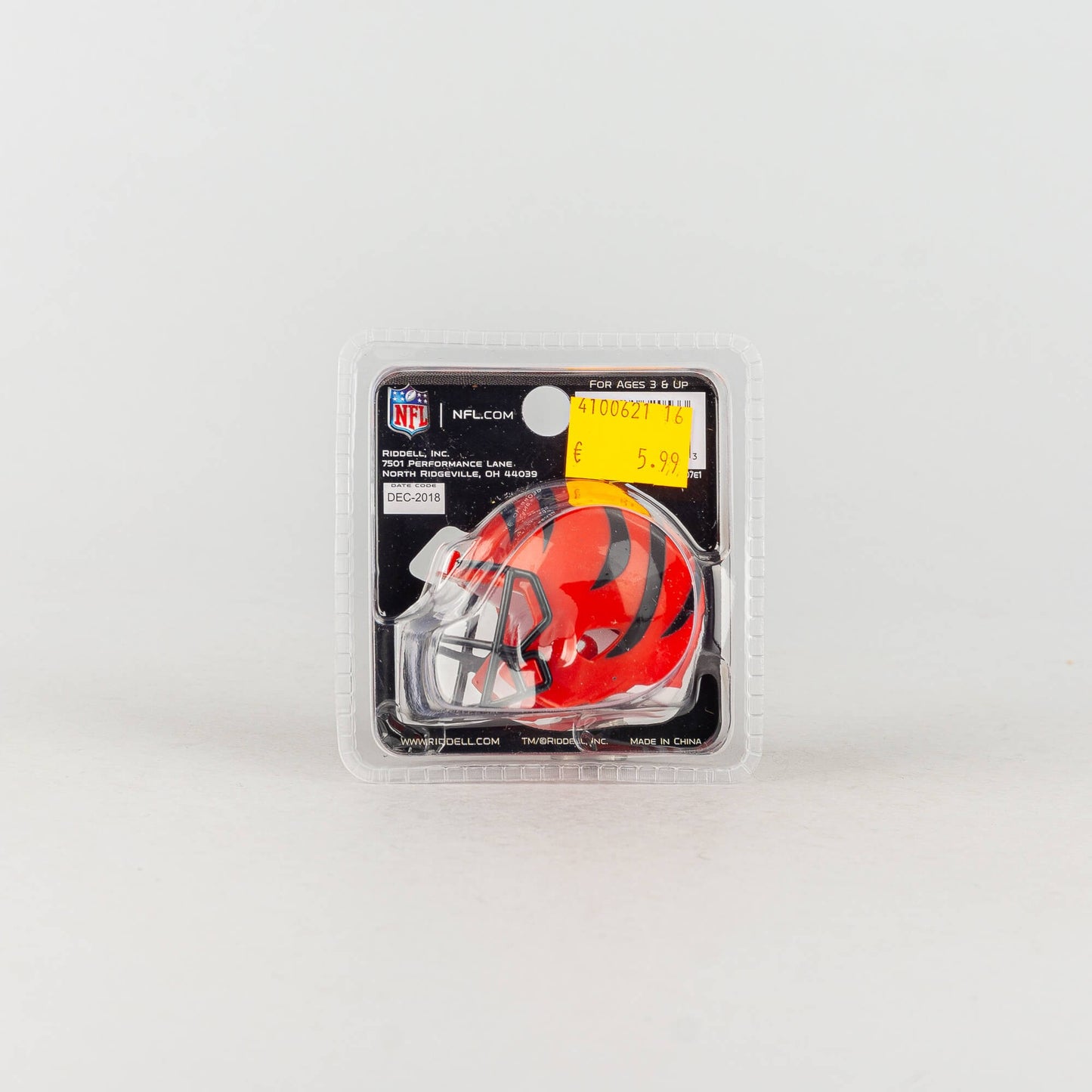 Mini helma NFL Riddell Pocket Size Single Helmet Cincinnati Bengals