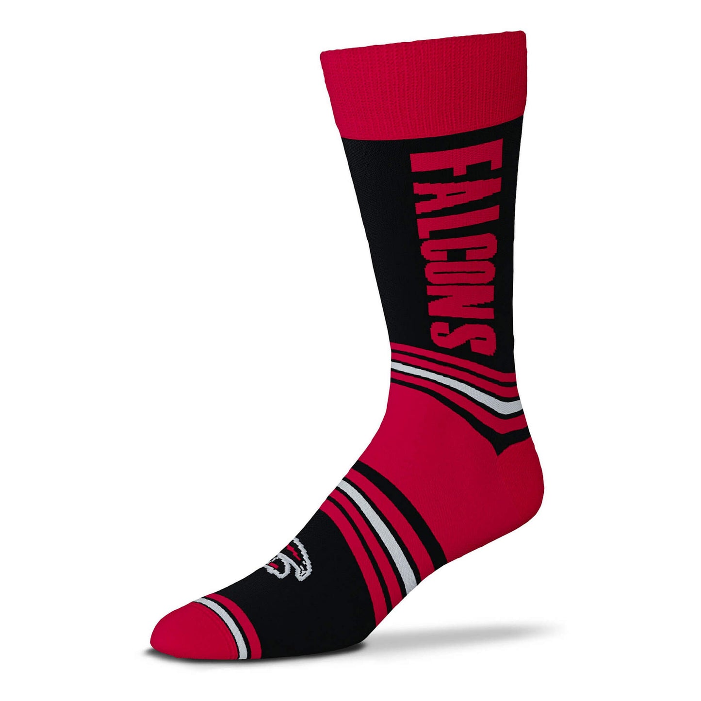 Ponožky For Bare Feet NFL Graphic Go Team Socks Atlanta Falcons červené/čierne