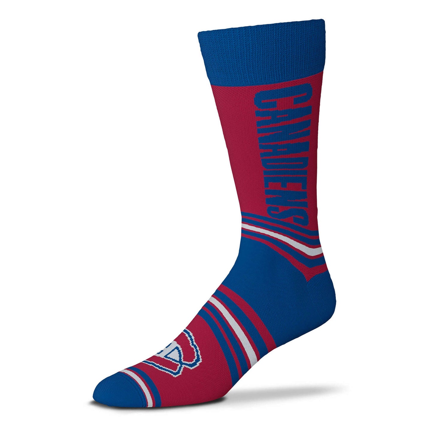 Ponožky For Bare Feet NHL Graphic Go Team Socks Montreal Canadiens modrá/červená