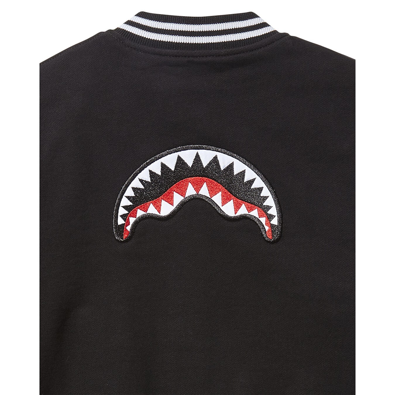 Bunda bomber Sprayground Checkered Varsity čierna