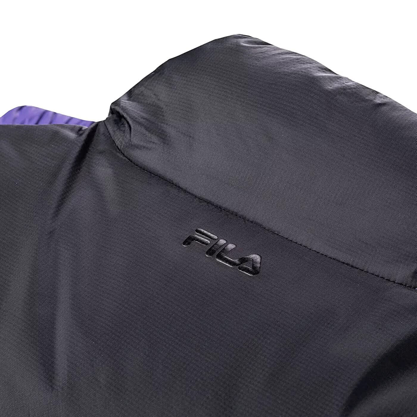 Zimná bunda Fila SANDIA puff jacket Ultra Violet-Black fialová