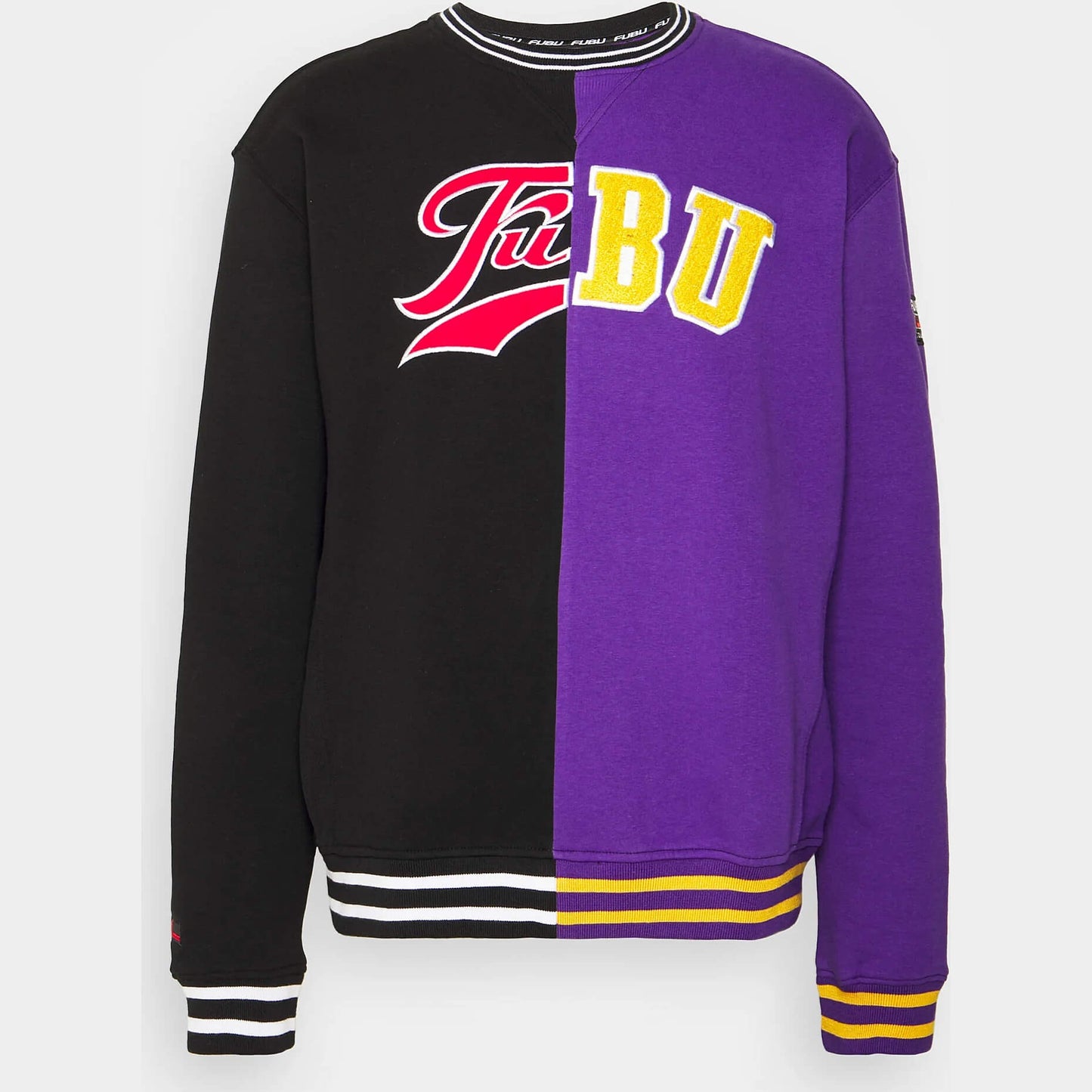 FUBU Varsity College Split SSL Crew black/purple