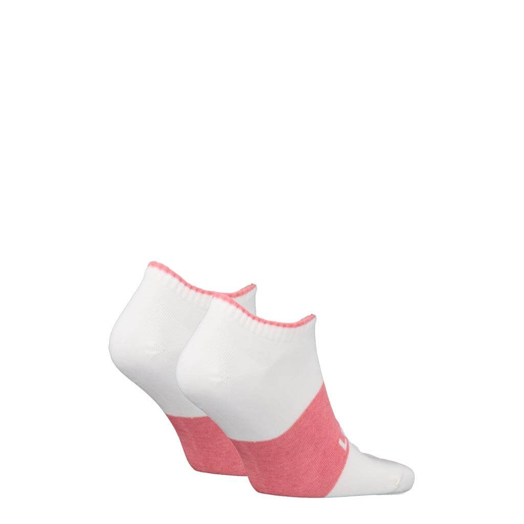 Ponožky Levis Unisex Sustainable Low Cut Sneaker (2 páry) biele/ružové