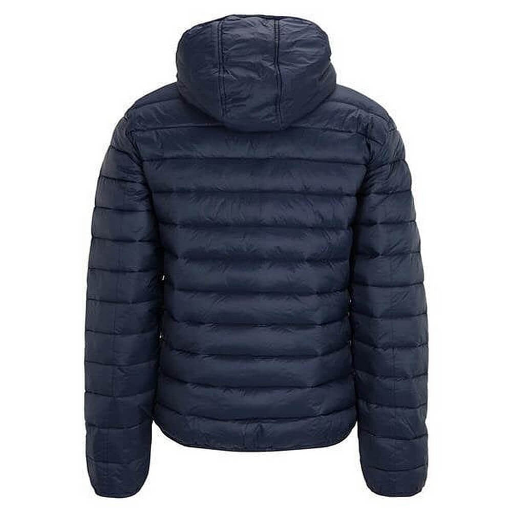 Prešívaná bunda Fila STEIN hooded lightweight jacket tmavomodrá