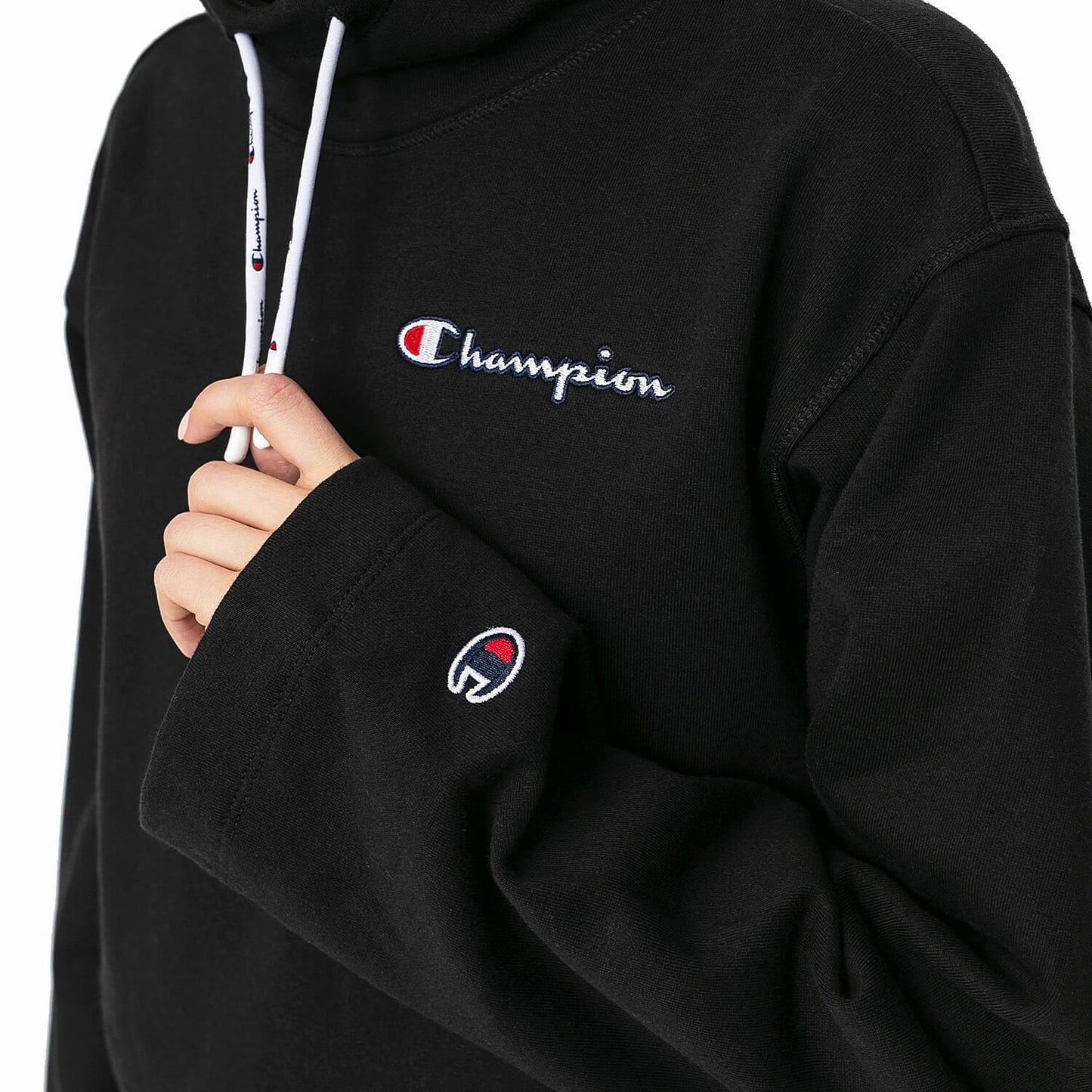 Dámska mikina s kapucňou Champion Hooded Sweatshirt čierna