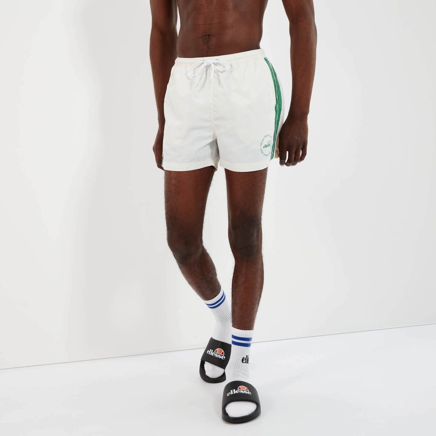 Plavecké šortky Ellesse Tenios Swim Short Off White biela