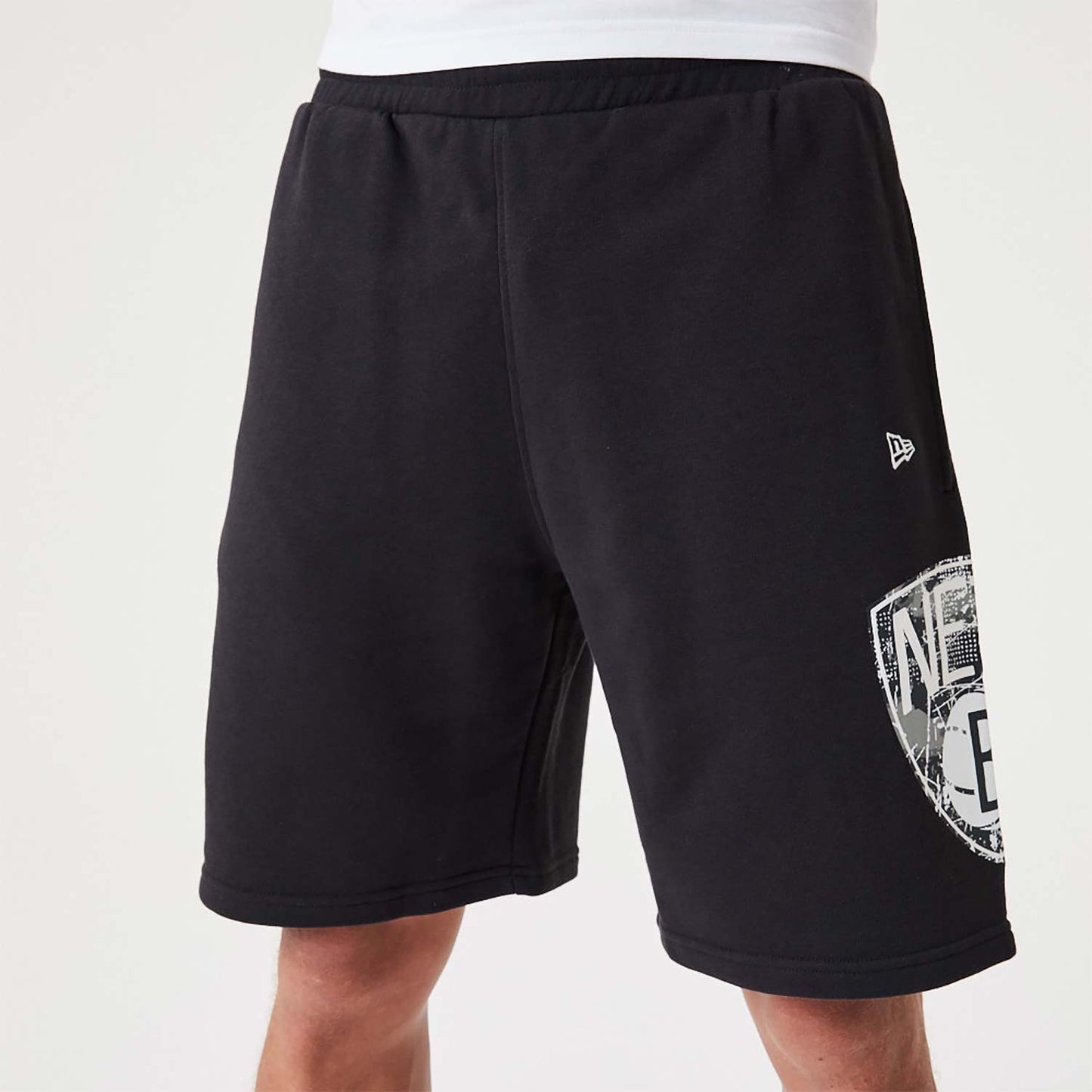 Šortky NEW ERA Brooklyn Nets NBA Team Logo Black Shorts čierna