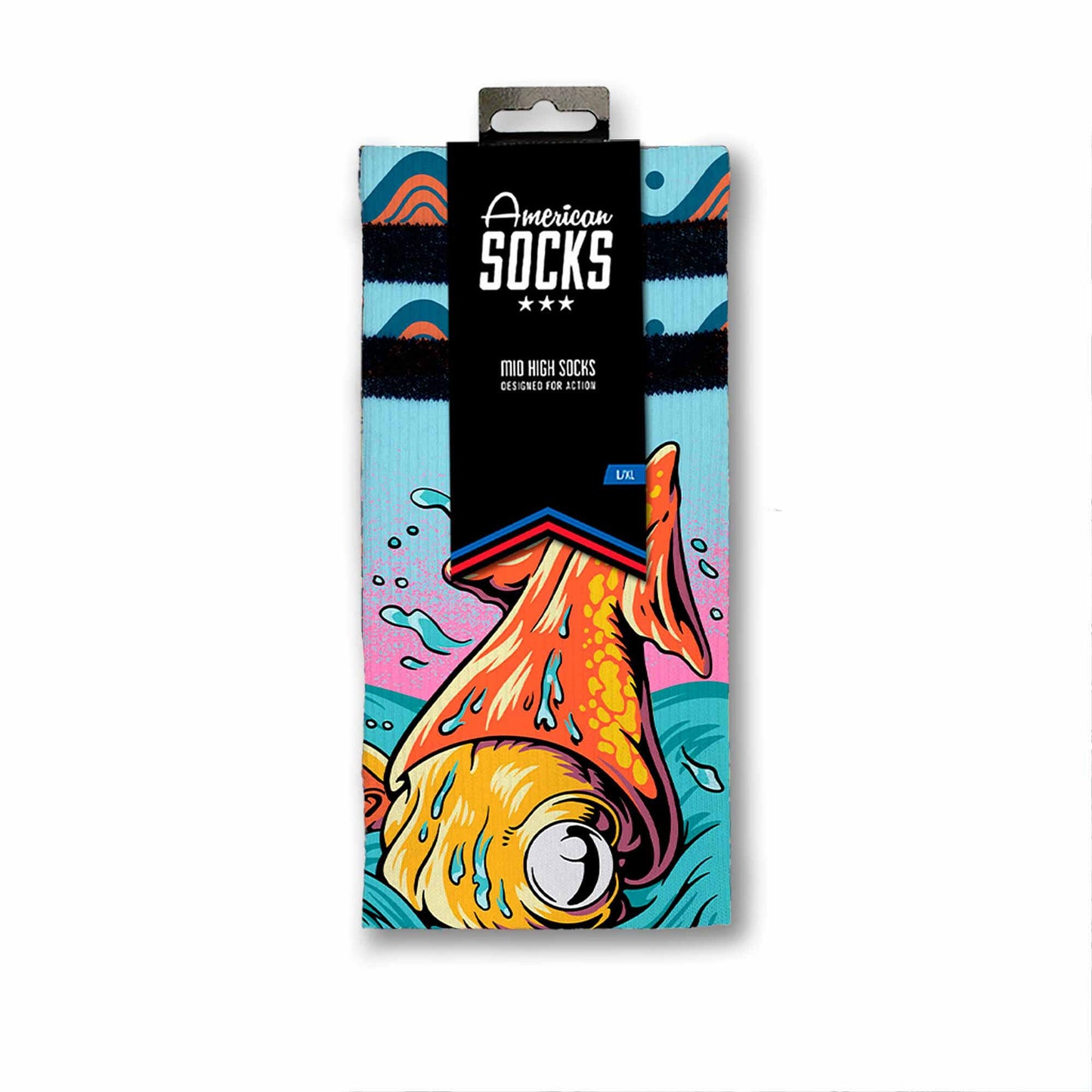Ponožky American Socks Seamonsters - Mid High viacfarebné