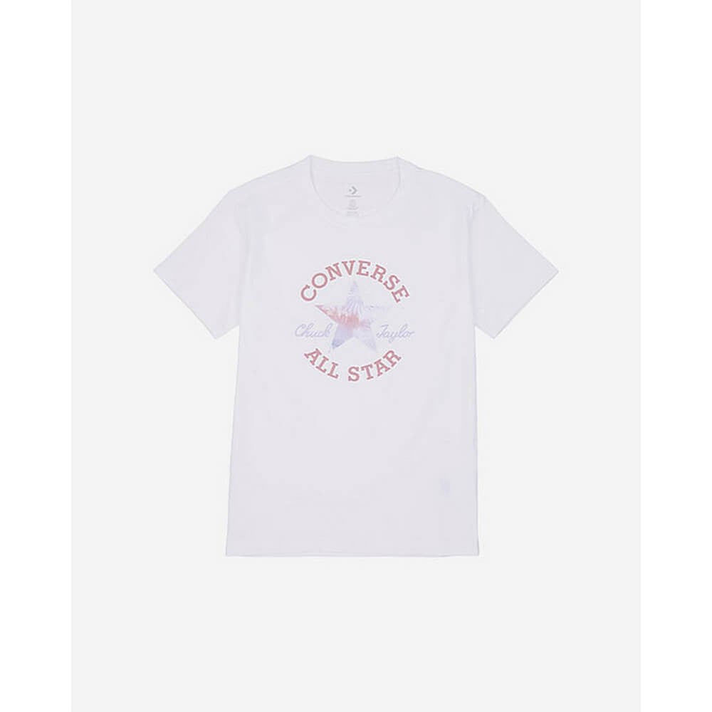 Converse Floral Chuck Taylor All Star Patch Short Sleeve T-Shirt White