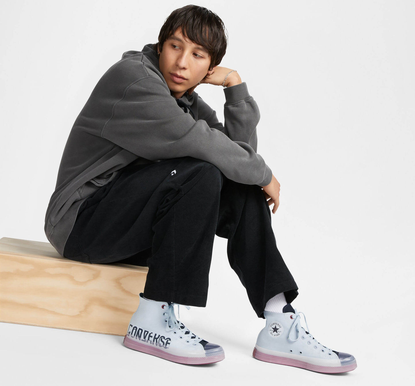 Tenisky Converse Chuck Taylor All Star CX Logo Remix GHOSTED/NIGHT FALL GREY