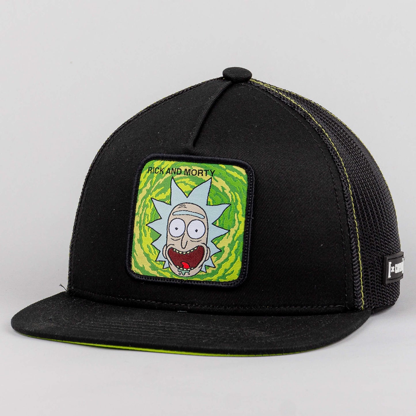 Capslab Rick And Morty Trucker Cap Black