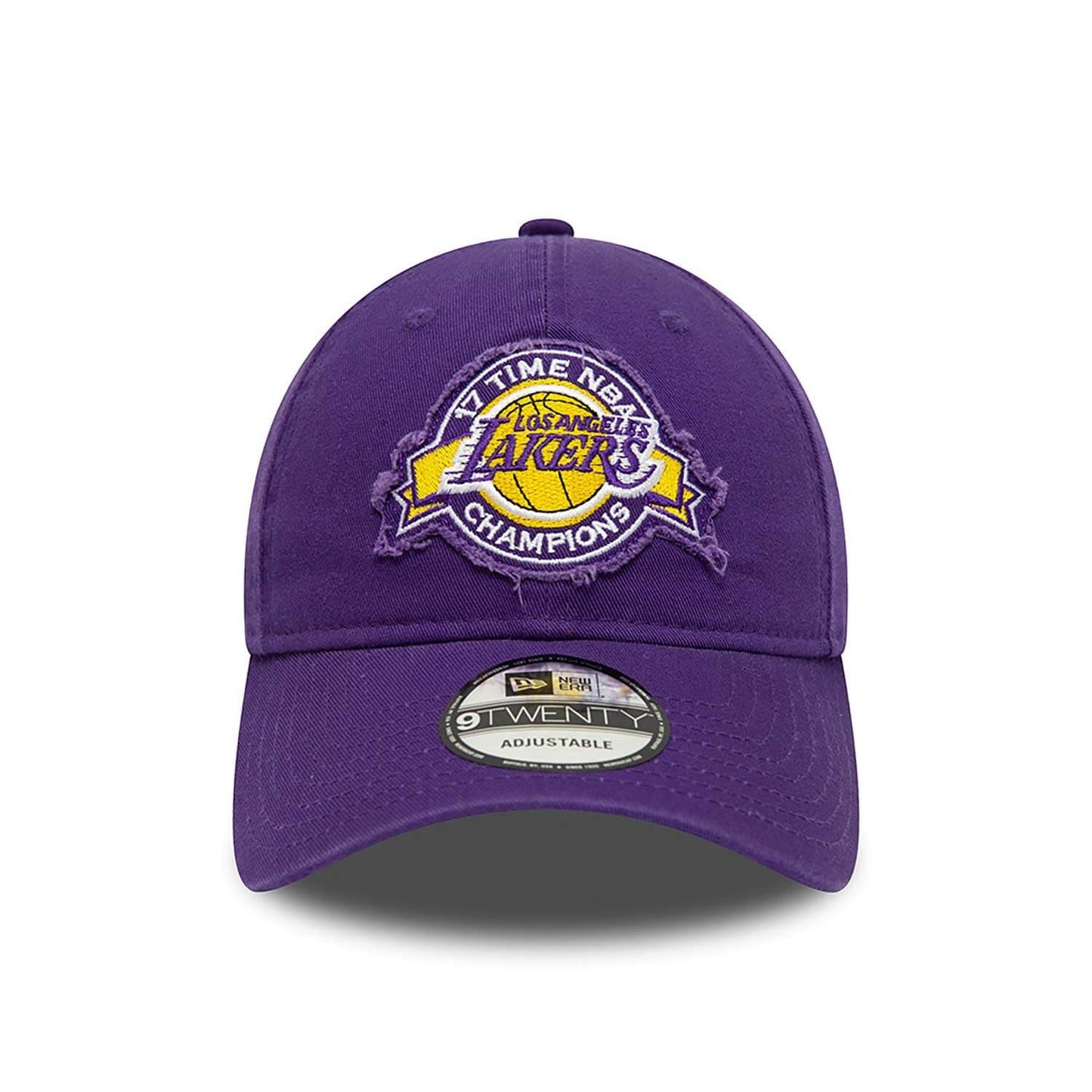 New Era NBA LA Lakers Wash Wordmark Purple 9TWENTY Adjustable Cap Purple