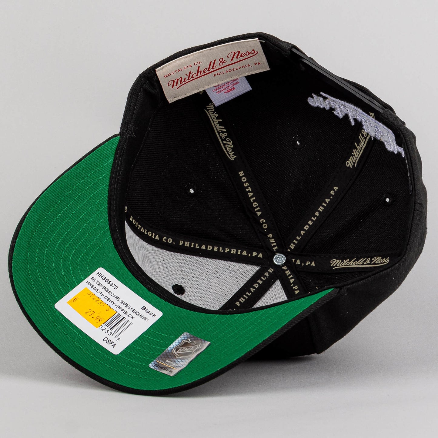 Mitchell & Ness NHL Team Ground 2.0 Pro Snapback Chicago Blackhawks Black