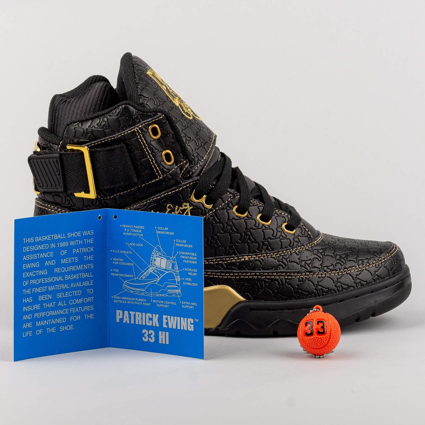 Ewing Athletics 33HI x Rakim (Limited Edition) Black/Gold