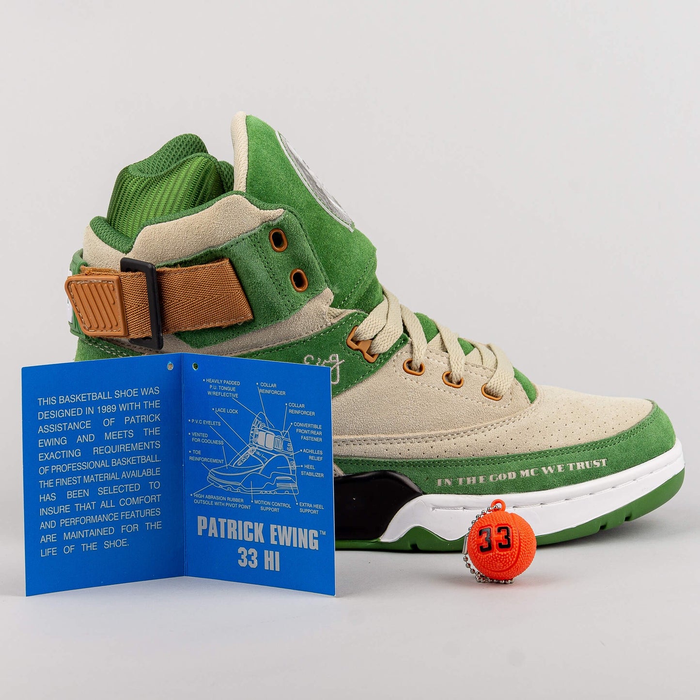 Tenisky Ewing Athletics 33HI x Rakim (Limited Edition) Pelican/Willow/Almond