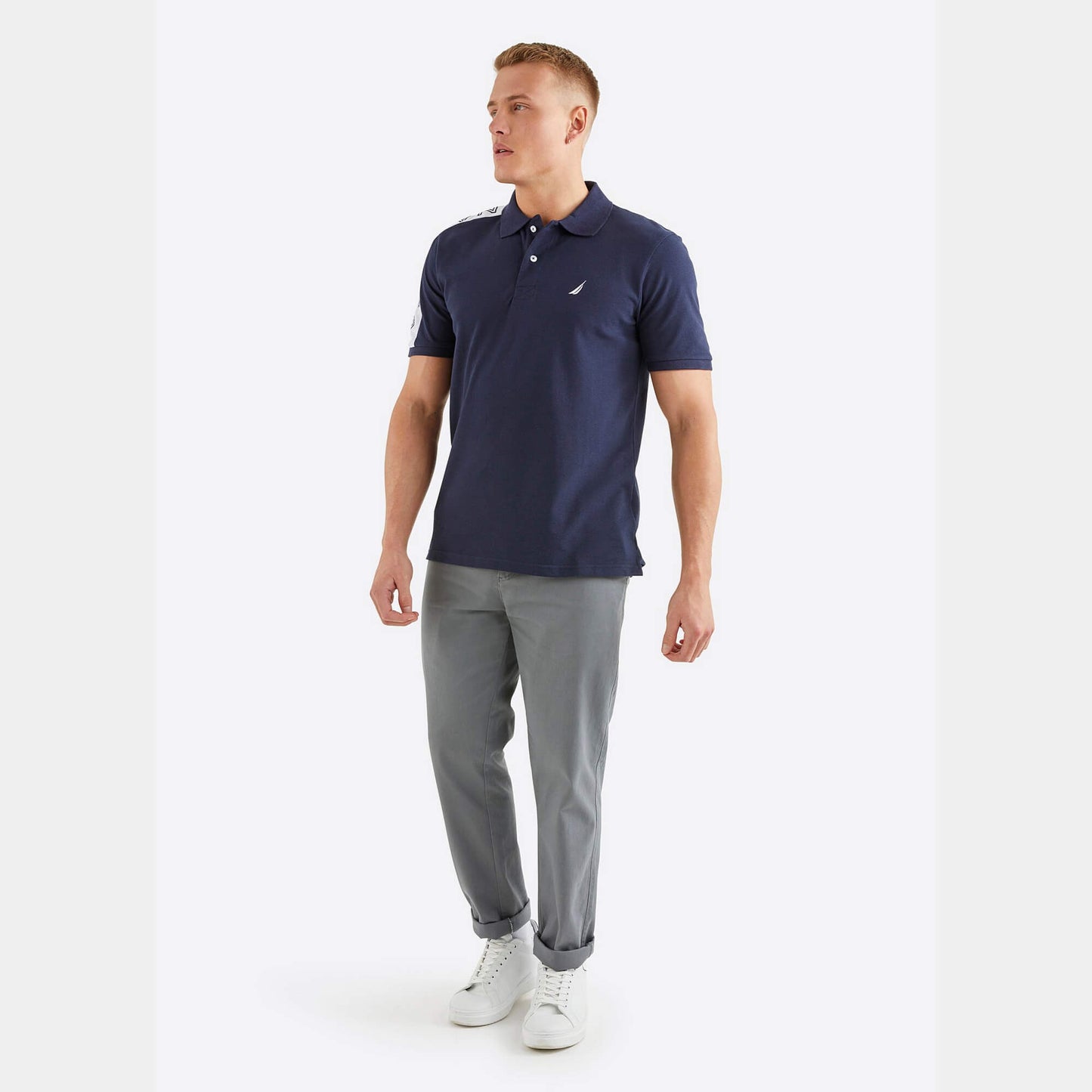 Nautica Dawson Polo Shirt Dark Navy