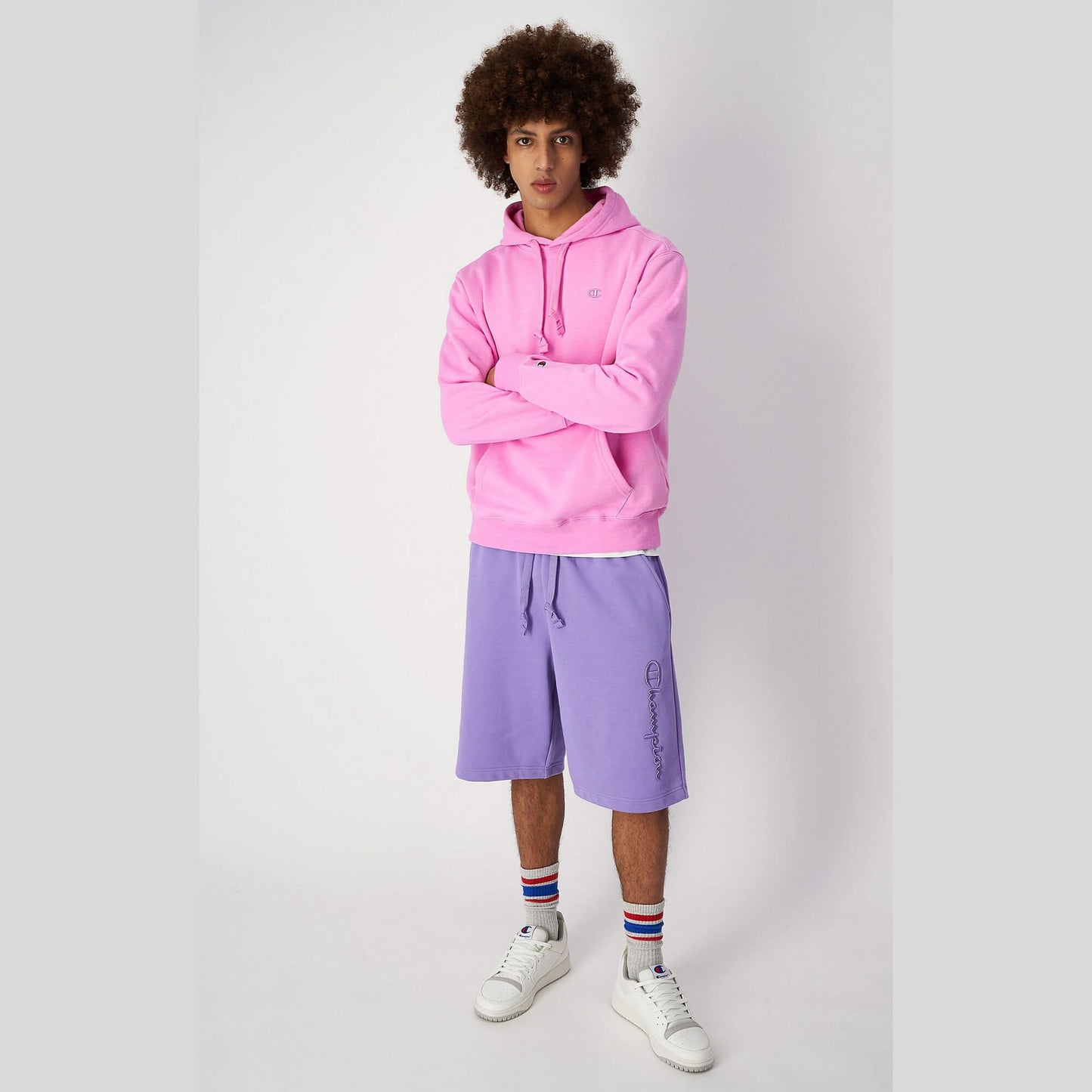 Champion Knitted long bermuda Purple