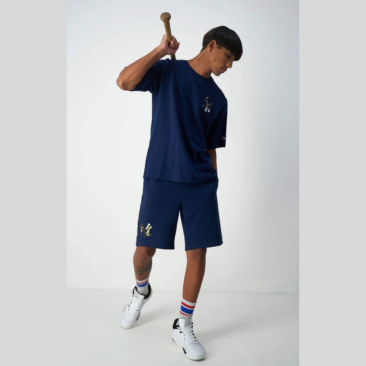 Champion MLB Knitted t t-shirt Navy