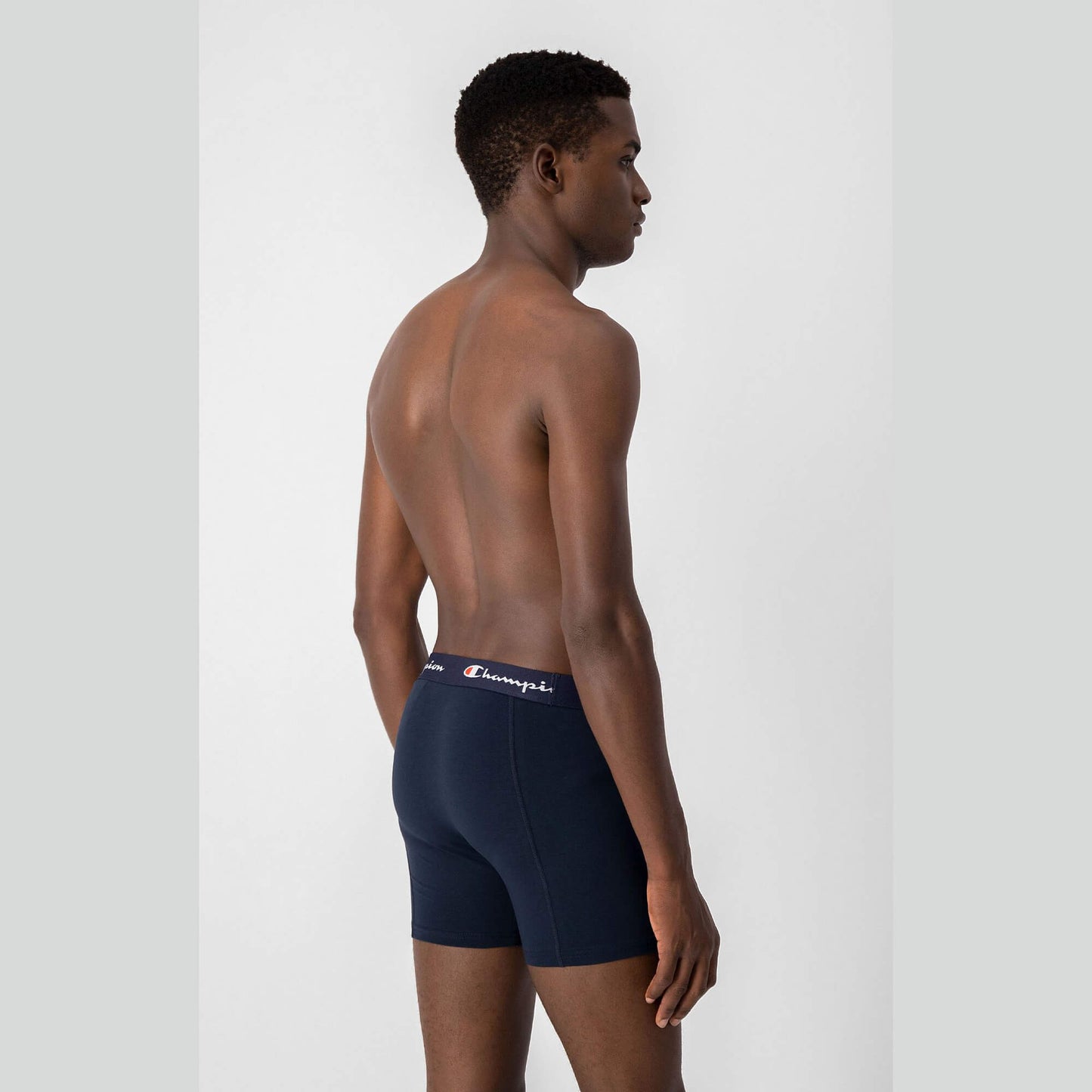 Súprava 2 kusov boxeriek Champion 2pk boxer šedé/tmavomodré