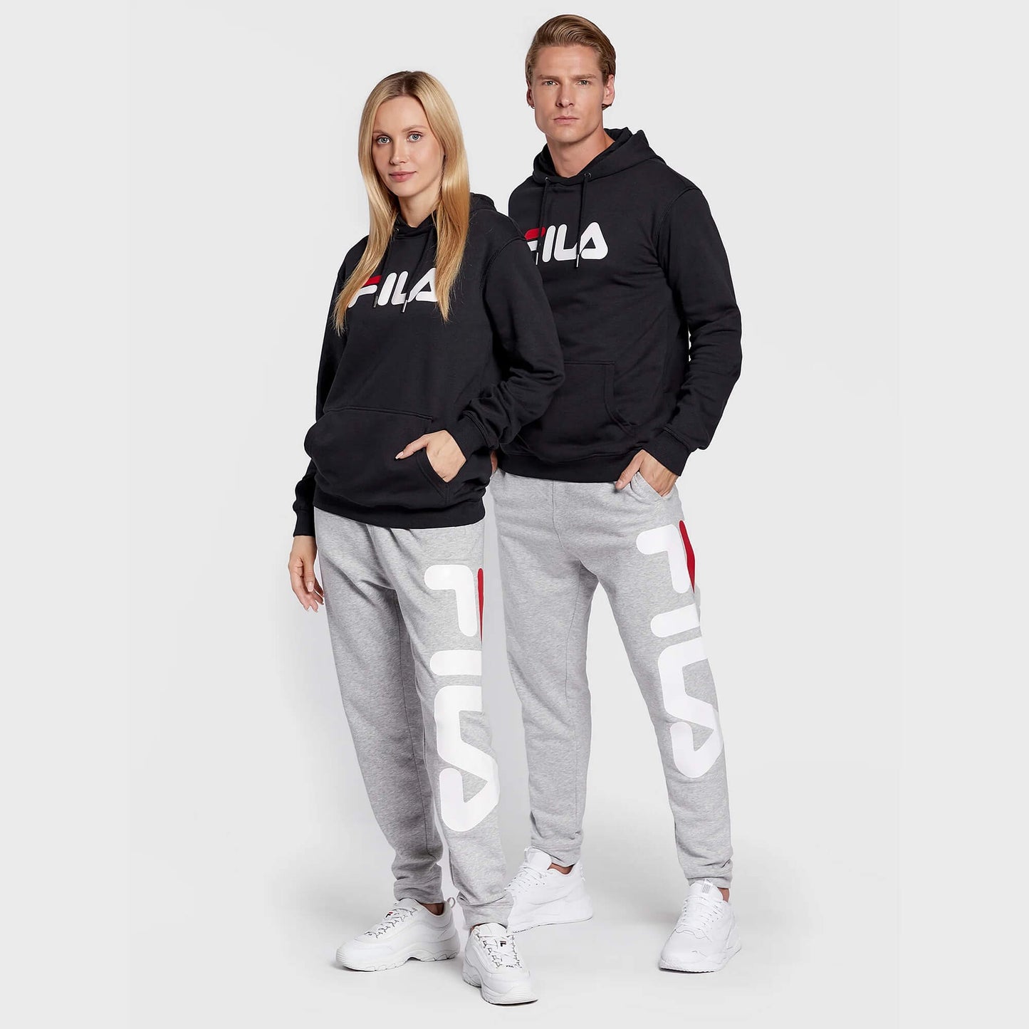 Unisex tepláky FILA BRONTE pants šedé
