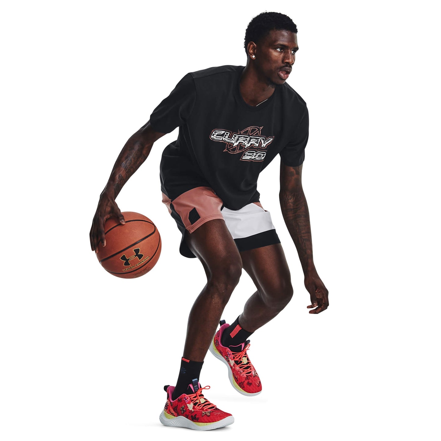 Under Armour UA CURRY 30 HEAVYWEIGHT SS Black